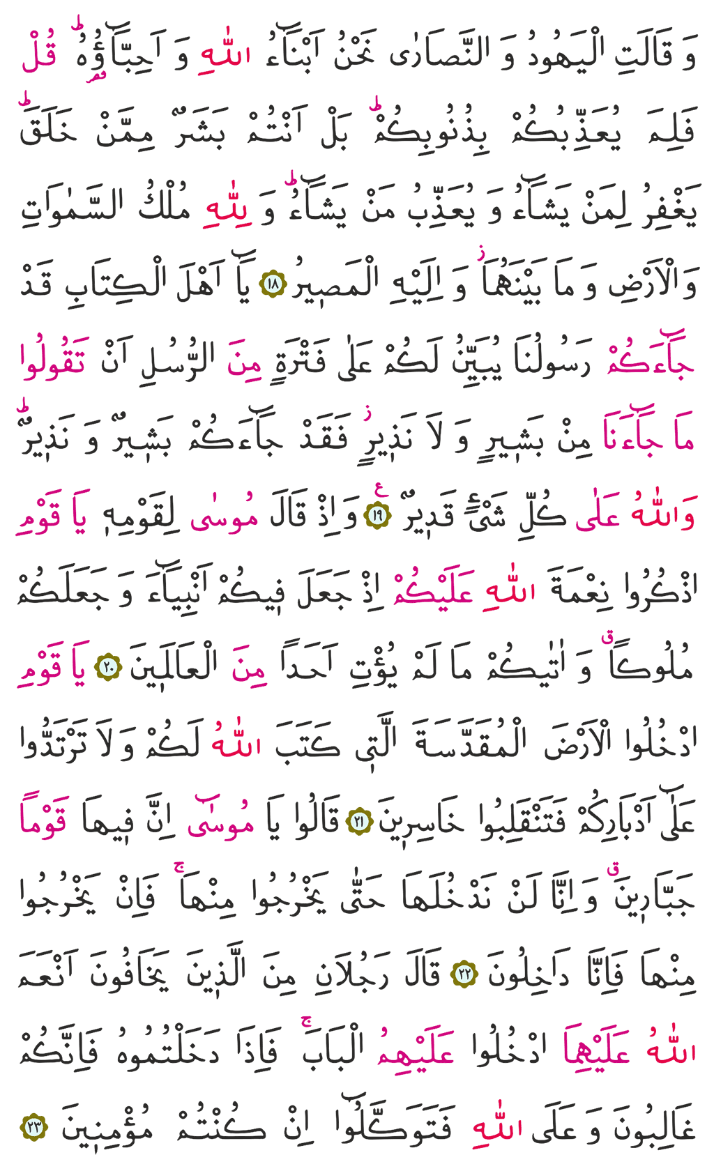 Sūrah 5: al-Mā’idah - The Table
