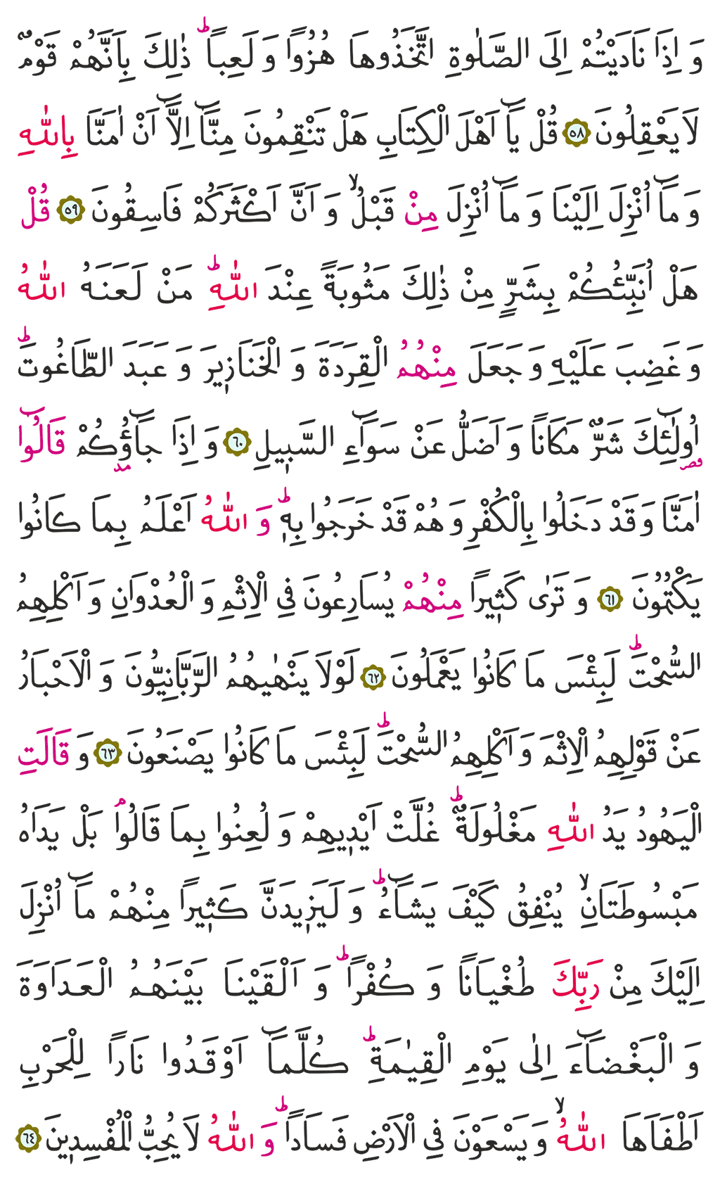 Maide Suresi 6. Cüz 117. Sayfa