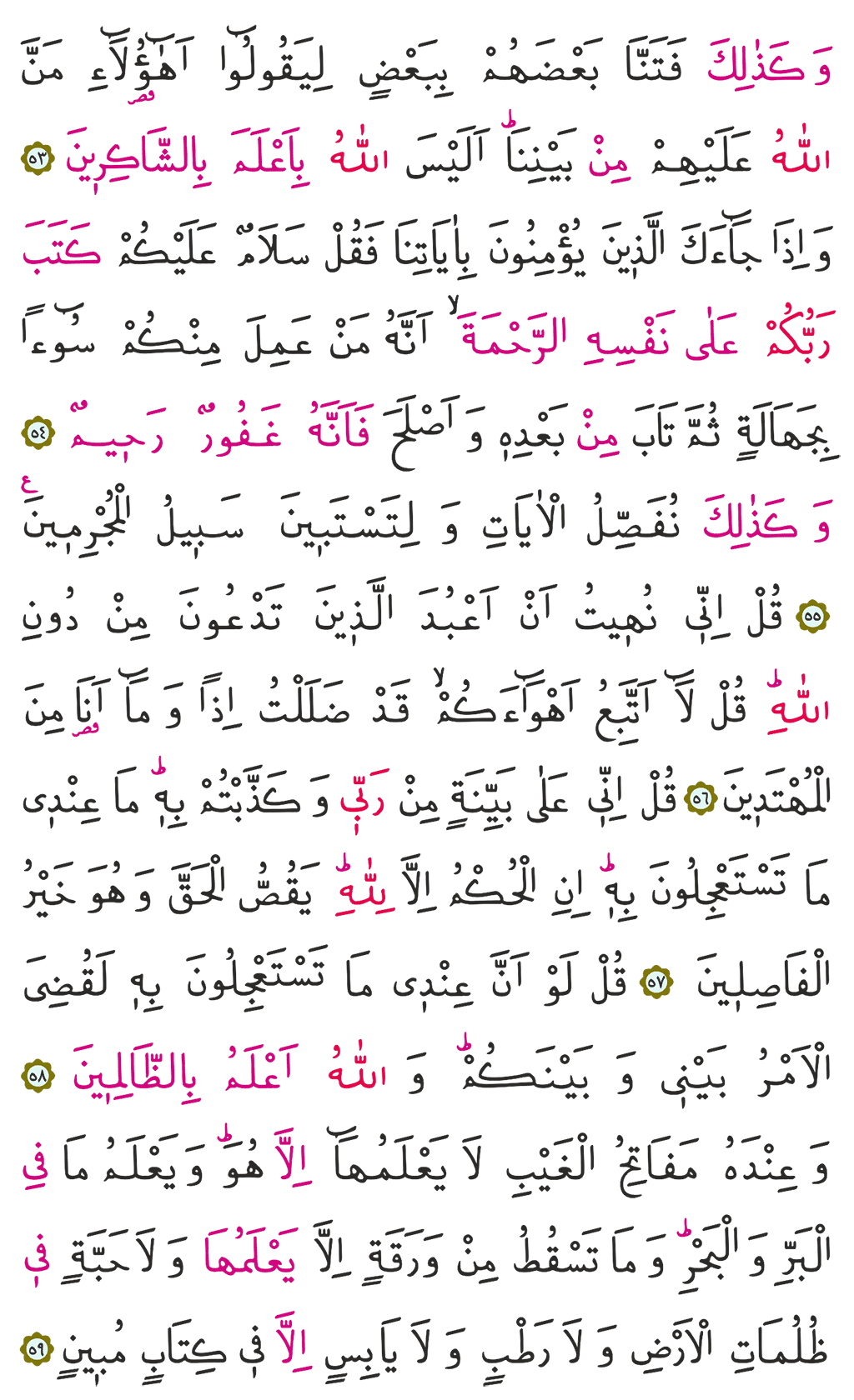 En'am Suresi 7. Cüz 133. Sayfa