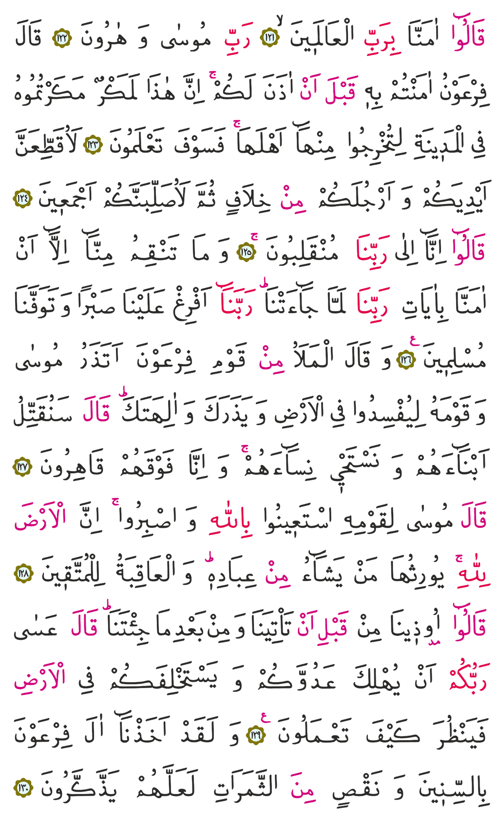 A'raf Suresi 9. Cüz 164. Sayfa