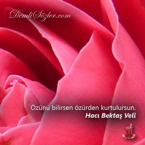 Özünü bilirsen özürden kurtulursun.