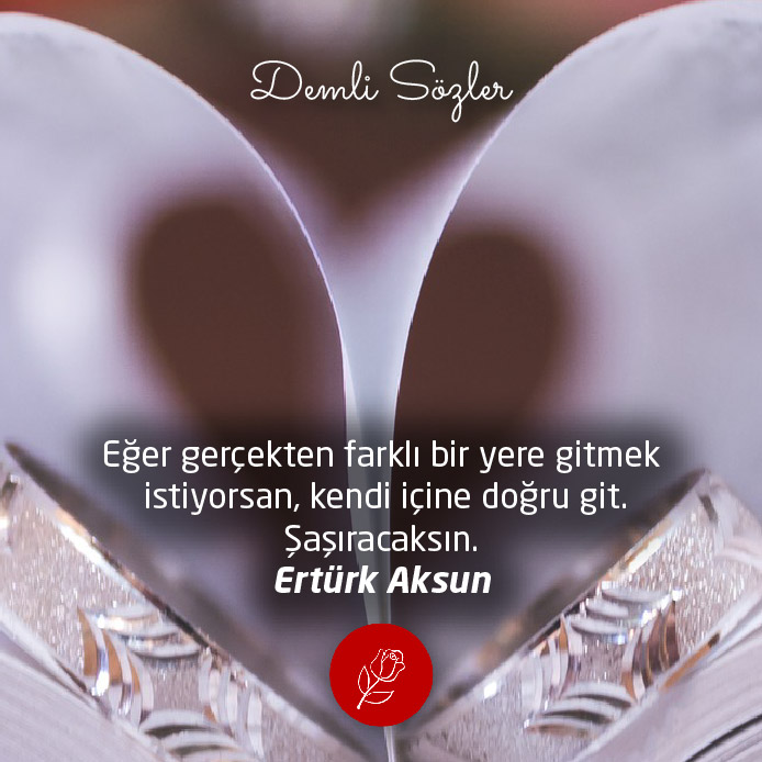 Eğer gerçekten farklı bir yere gitmek istiyorsan, kendi içine doğru git. Şaşıracaksın.