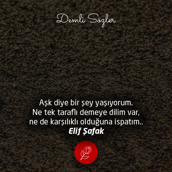 Aşk diye bişey yaşıyorum. Ne tek taraflı demeye dilim var, ne de karşılıklı olduğuna ispatım..