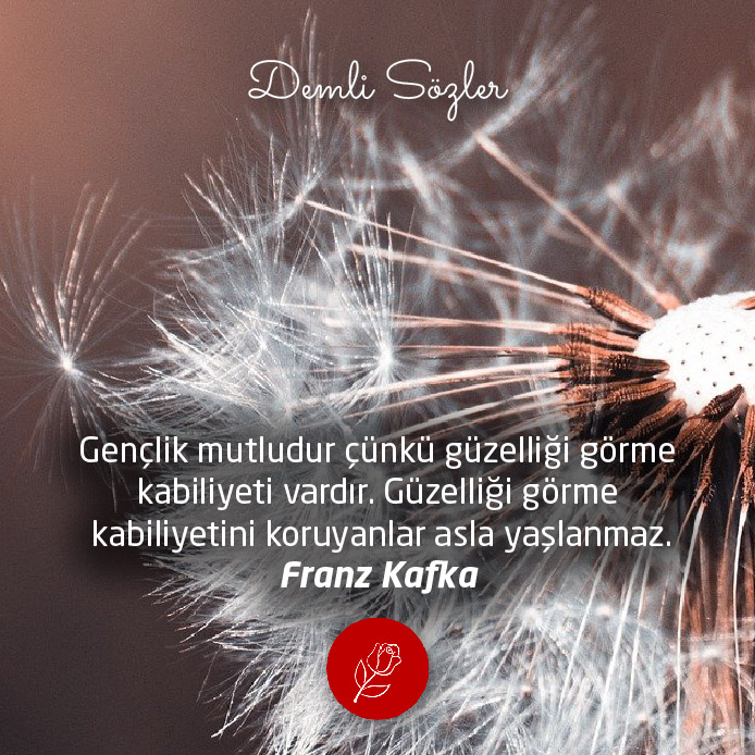 Gençlik mutludur çünkü güzelliği görme kabiliyeti vardır. Güzelliği görme kabiliyetini koruyanlar asla yaşlanmaz.